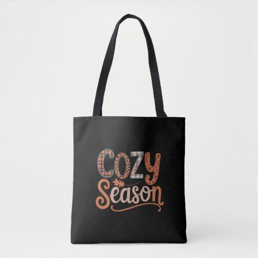 Gemütliche Jahreszeit Retro Herbst Wird gemütlich  Tasche (Vorderseite)
