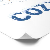 Gemütliche Jahreszeit Winterurlaub Poster (Ecke)