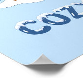 Gemütliche Jahreszeit Winterurlaub Poster (Ecke)