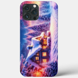 Gemütliche Kabine im Winter Wonderland Phone Case