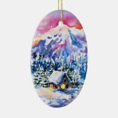 Gemütliche Kabine Keramikornament (Rechts)