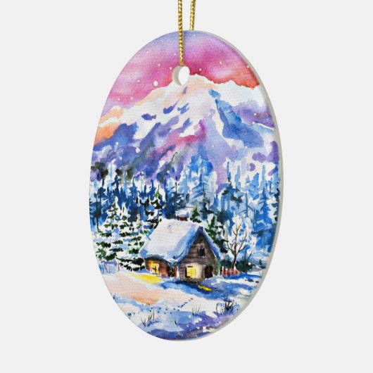 Gemütliche Kabine Keramikornament (Links)