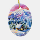 Gemütliche Kabine Keramikornament (Hinten)