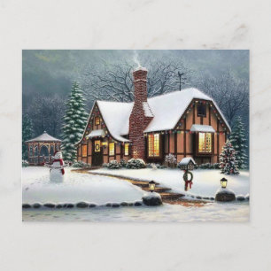 Gemütliche Kabine Postkarte
