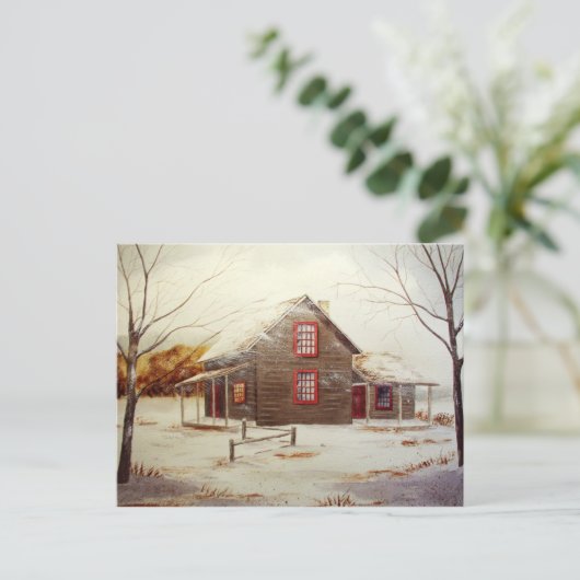 Gemütliche Kabinen-Postkarte Postkarte (Stehend Vorderseite)