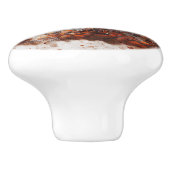 Gemütliche Kaffeemaschine Keramik Knopf Keramikknauf (Seitenansicht)