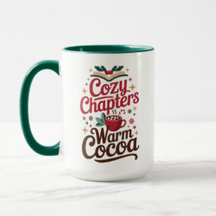 Gemütliche Kapitel Warme Weihnachts-Kakao-Feiertag Tasse
