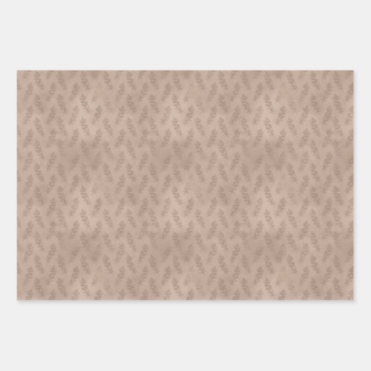 Gemütliche Karierte Pine Cones und Zuhause Geschenkpapier Set (Vorderseite 2)