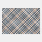 Gemütliche Karierte Pine Cones und Zuhause Geschenkpapier Set (Vorderseite)