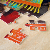 Gemütliche Katze im Sessel Puzzle (Seite)