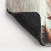 Gemütliche Katze Mousepad (Ecke)