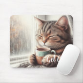 Gemütliche Katze Mousepad (Mit Mouse)