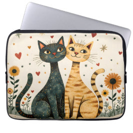 Gemütliche Katzen Laptopschutzhülle