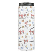 Gemütliche Krebskonstellation Bunny & Crab Zodiac Thermosbecher (Rückseite)