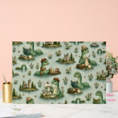 Gemütliche Kryptide Nessie Loch Ness Monster Hobby Acrylschild (Hochzeit)