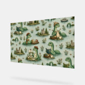 Gemütliche Kryptide Nessie Loch Ness Monster Hobby Acrylschild (Winkel)