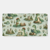 Gemütliche Kryptide Nessie Loch Ness Monster Hobby Banner (Horizontal)