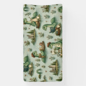 Gemütliche Kryptide Nessie Loch Ness Monster Hobby Banner (Vertikal)