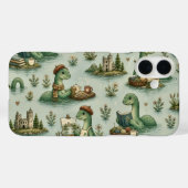 Gemütliche Kryptide Nessie Loch Ness Monster Hobby Case-Mate iPhone Hülle (Rückseite (Horizontal))