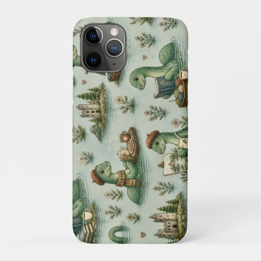 Gemütliche Kryptide Nessie Loch Ness Monster Hobby Case-Mate iPhone Hülle (Rückseite)