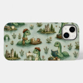 Gemütliche Kryptide Nessie Loch Ness Monster Hobby Case-Mate iPhone Hülle (Rückseite (Horizontal))