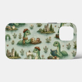 Gemütliche Kryptide Nessie Loch Ness Monster Hobby Case-Mate iPhone Hülle (Rückseite (Horizontal))
