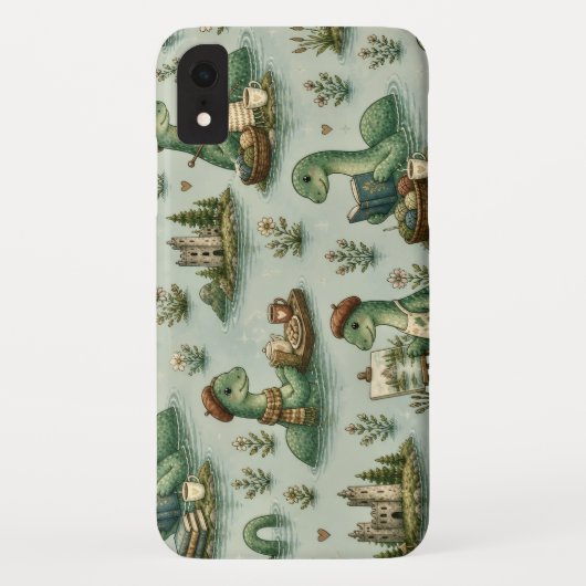 Gemütliche Kryptide Nessie Loch Ness Monster Hobby Case-Mate iPhone Hülle (Rückseite)