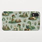 Gemütliche Kryptide Nessie Loch Ness Monster Hobby Case-Mate iPhone Hülle (Rückseite (Horizontal))
