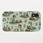 Gemütliche Kryptide Nessie Loch Ness Monster Hobby Case-Mate iPhone Hülle (Rückseite (Horizontal))
