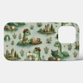 Gemütliche Kryptide Nessie Loch Ness Monster Hobby Case-Mate iPhone Hülle (Rückseite (Horizontal))