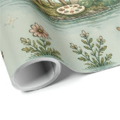 Gemütliche Kryptide Nessie Loch Ness Monster Hobby Geschenkpapier (Rolleneckpunkt)