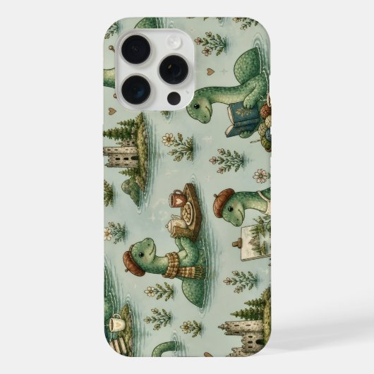 Gemütliche Kryptide Nessie Loch Ness Monster Hobby iPhone Hülle (Rückseite)