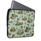 Gemütliche Kryptide Nessie Loch Ness Monster Hobby Laptopschutzhülle (Vorne Rechts)