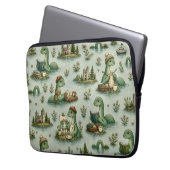 Gemütliche Kryptide Nessie Loch Ness Monster Hobby Laptopschutzhülle (Vorderseite Links)
