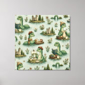 Gemütliche Kryptide Nessie Loch Ness Monster Hobby Leinwanddruck (Vorderseite)