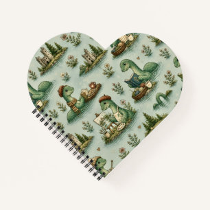 Gemütliche Kryptide Nessie Loch Ness Monster Hobby Notizblock