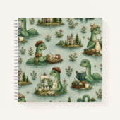 Gemütliche Kryptide Nessie Loch Ness Monster Hobby Notizblock (Vorderseite)