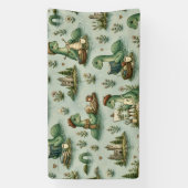 Gemütliche Kryptiden Nessie Loch Ness Monster Hobb Banner (Vertikal)