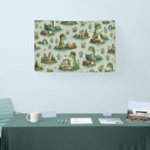 Gemütliche Kryptiden Nessie Loch Ness Monster Hobb Banner (Messe)
