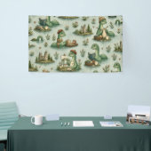 Gemütliche Kryptiden Nessie Loch Ness Monster Hobb Banner (Messeveranstaltung)