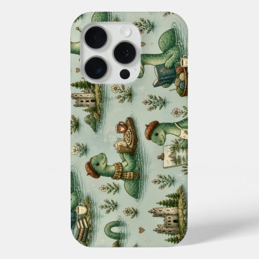 Gemütliche Kryptiden Nessie Loch Ness Monster Hobb Case-Mate iPhone Hülle (Rückseite)