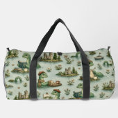 Gemütliche Kryptiden Nessie Loch Ness Monster Hobb Duffle Bag (Rückseite)