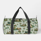 Gemütliche Kryptiden Nessie Loch Ness Monster Hobb Duffle Bag (Rückseite)