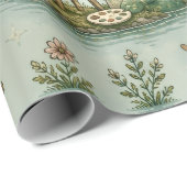 Gemütliche Kryptiden Nessie Loch Ness Monster Hobb Geschenkpapier (Rolleneckpunkt)