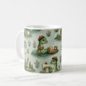 Gemütliche Kryptiden Nessie Loch Ness Monster Hobb Kaffeetasse (Vorderseite Links)