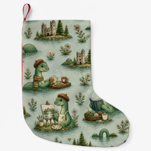 Gemütliche Kryptiden Nessie Loch Ness Monster Hobb Kleiner Weihnachtsstrumpf