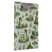 Gemütliche Kryptiden Nessie Loch Ness Monster Hobb Klemmbrett (Rechts)