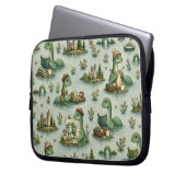 Gemütliche Kryptiden Nessie Loch Ness Monster Hobb Laptopschutzhülle (Vorderseite Links)