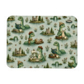 Gemütliche Kryptiden Nessie Loch Ness Monster Hobb Magnet (Horizontal)