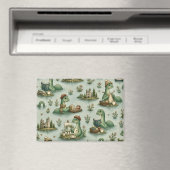 Gemütliche Kryptiden Nessie Loch Ness Monster Hobb Magnet (In Situ (Geschirrspüler))